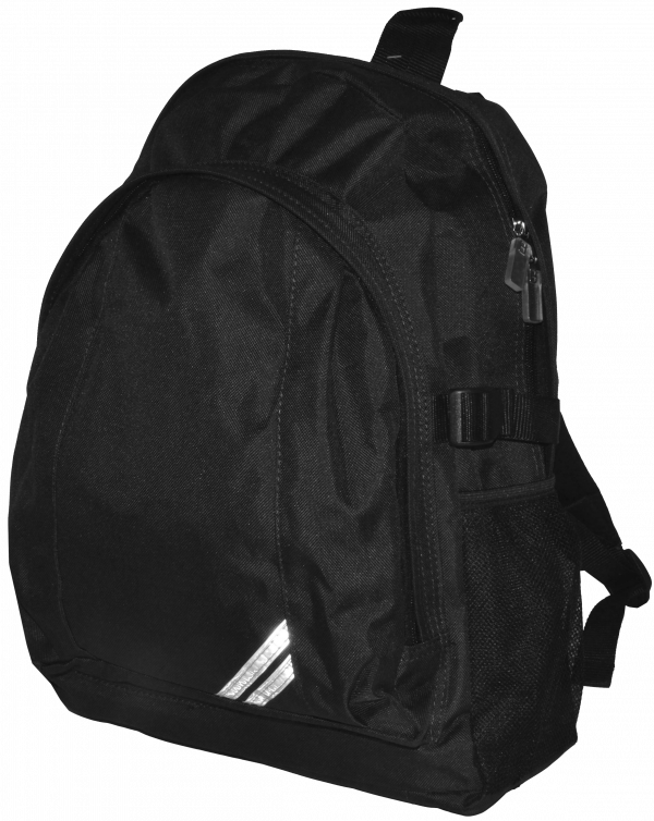 Classic Black School Backpack